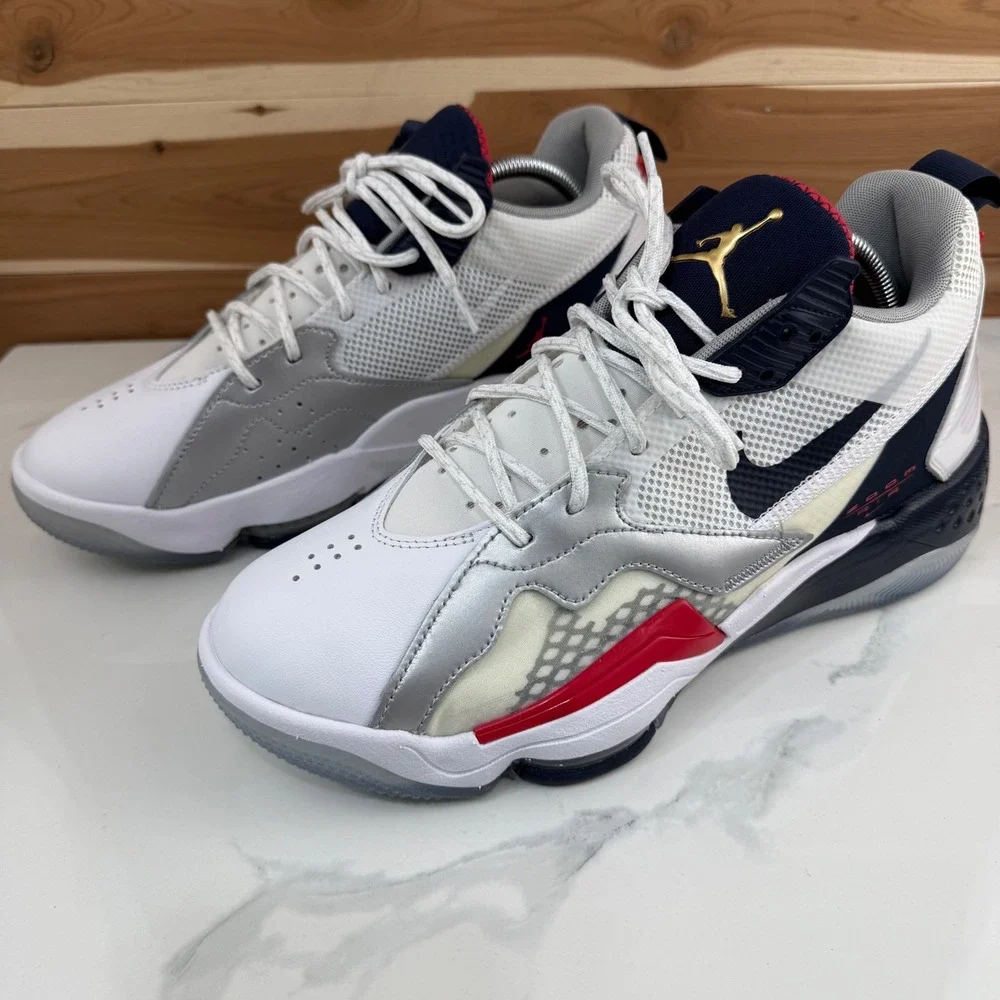 Nike Air Jordan Zoom 92 USA Olympic Basketball Shoes CK9183 101 Men's Size‎ 10.5